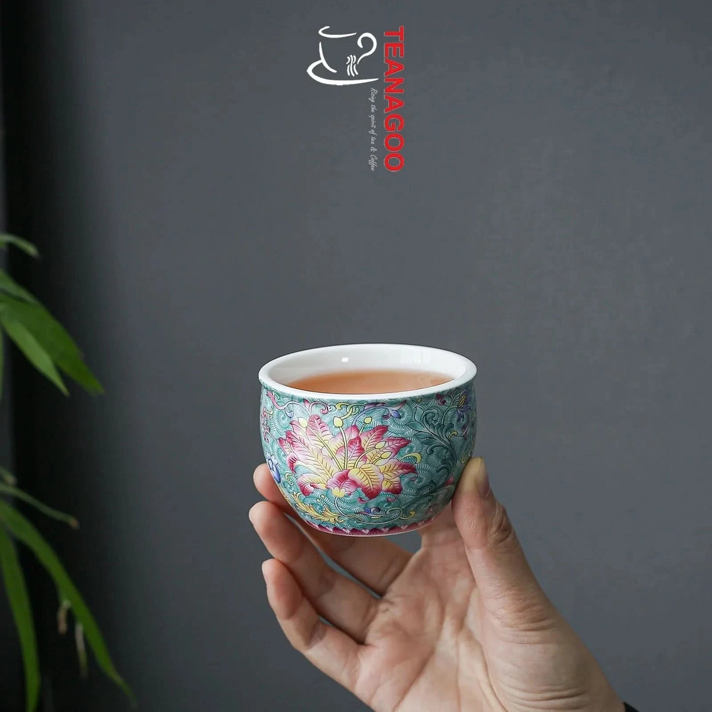 handcrafted ceramic tea cup 125ml enamel glazed porcelain