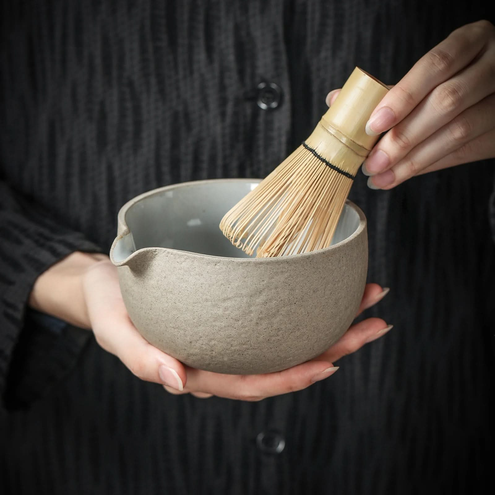 Luxury Japanese Matcha Ceremony Set,11pcs/set,with Bamboo Tea Tray & Canister,O2 - TEANAGOO