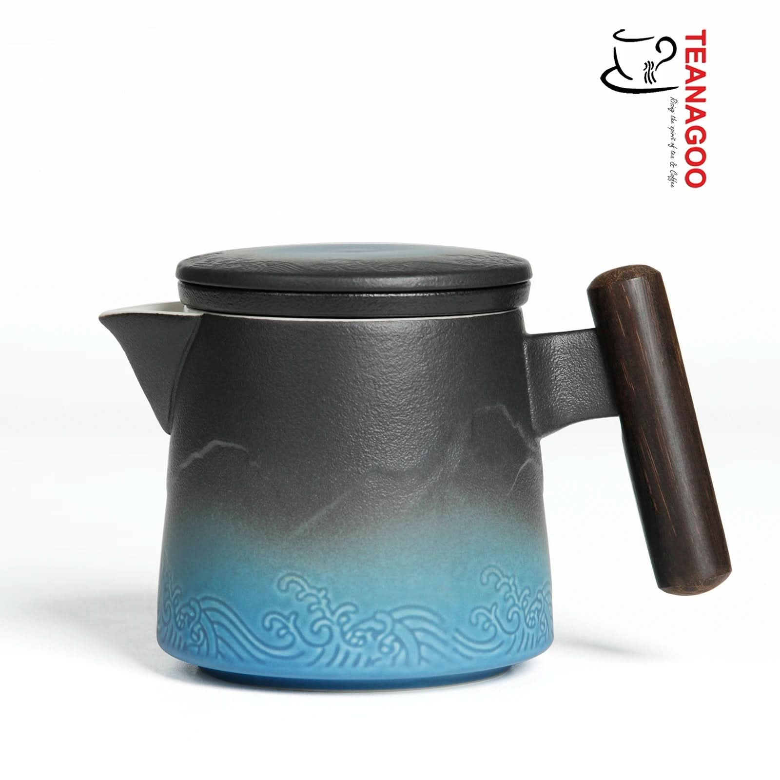 Portable Mini Travel Tea Set (1*Pot+2*Cups), 340 ML / 12 OZ (ST01) - TEANAGOO