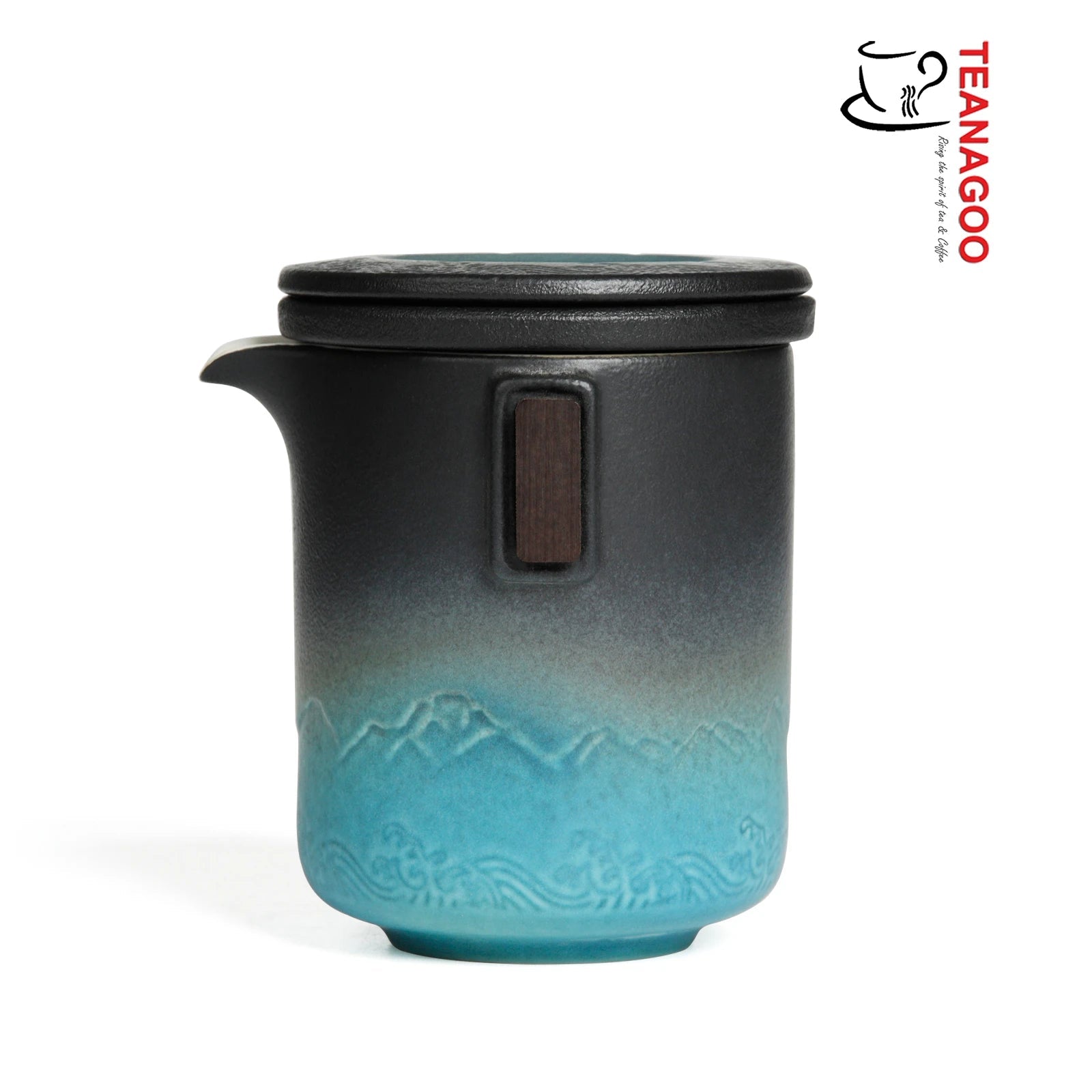 Portable Mini Travel Tea Set (1*Pot+3*Cups), 280 ML / 9.9 OZ (TS02) - TEANAGOO