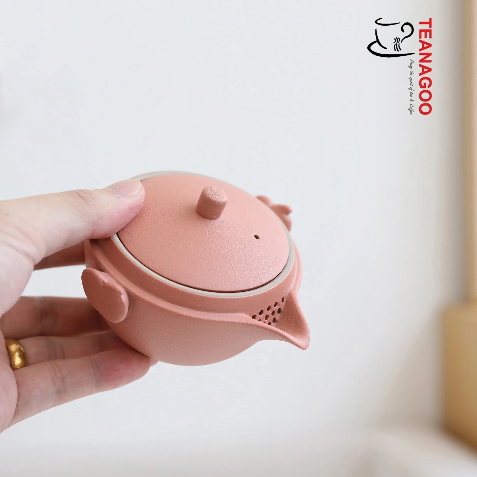Portable Mini Travel Tea Set-Cue Apple (TS06) - TEANAGOO