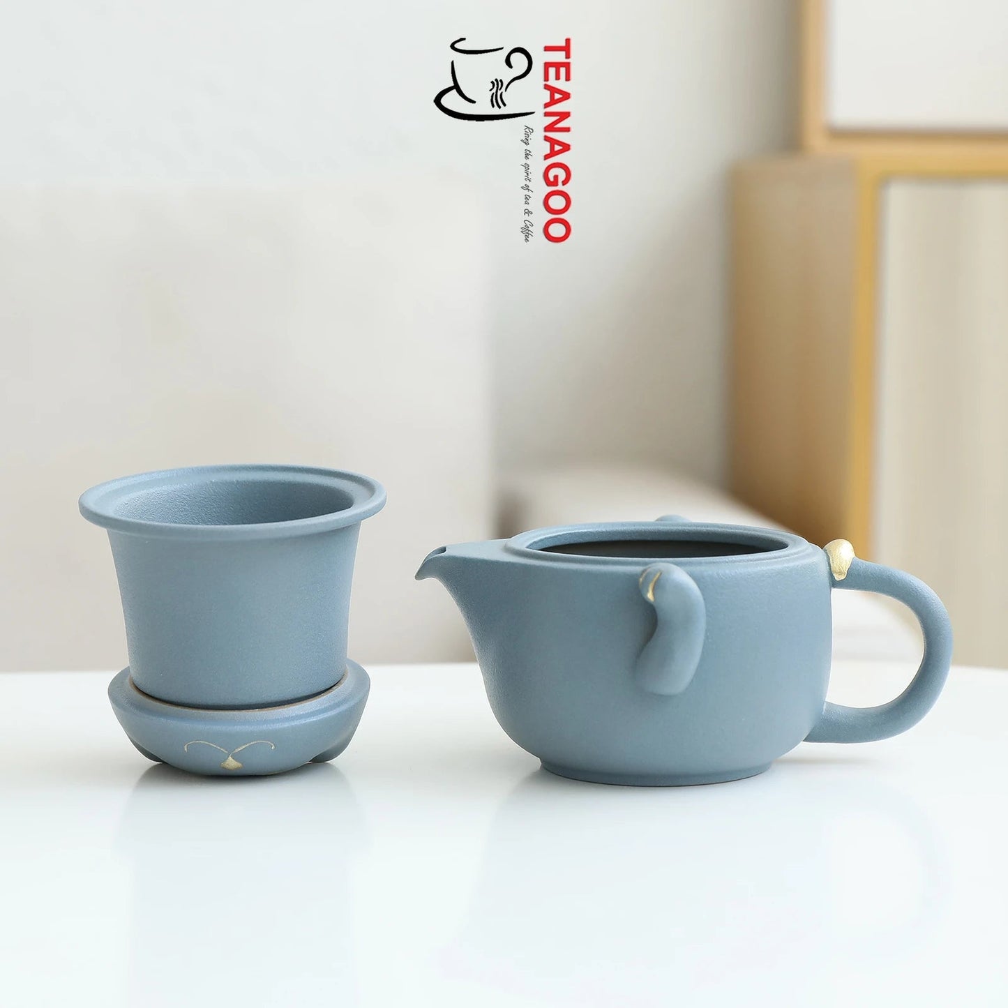 Portable Mini Travel Tea Set-Lovely Cat (TS05) - TEANAGOO